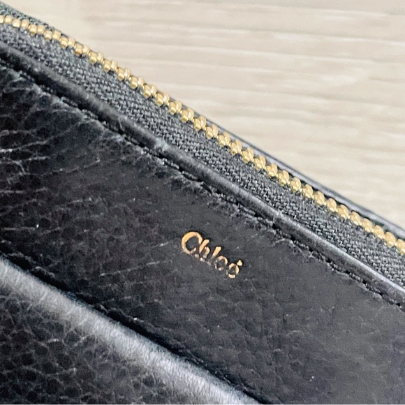 Chloe small leather zip black Wallet - Picture 5 of 16